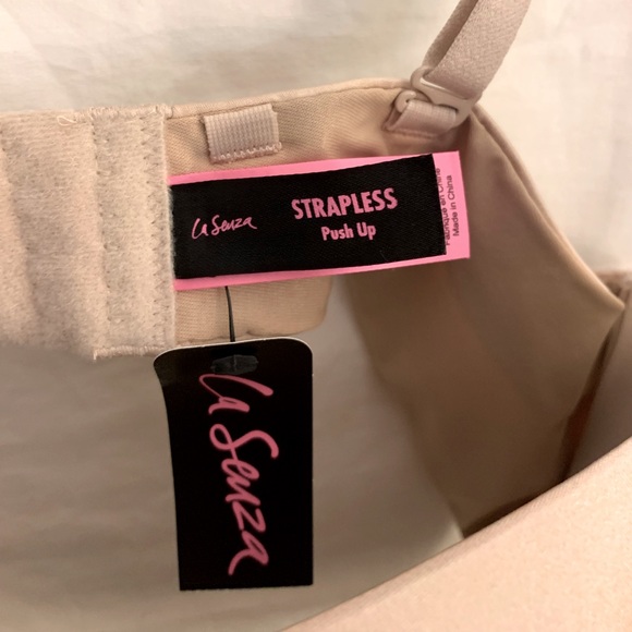 LS TAN Strapless Push-up Plunge, 38D NWT - Picture 4 of 5